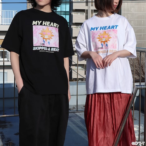 「ボボボーボ・ボーボボ 胸きゅん！首領パッチTシャツ」着用イメージ