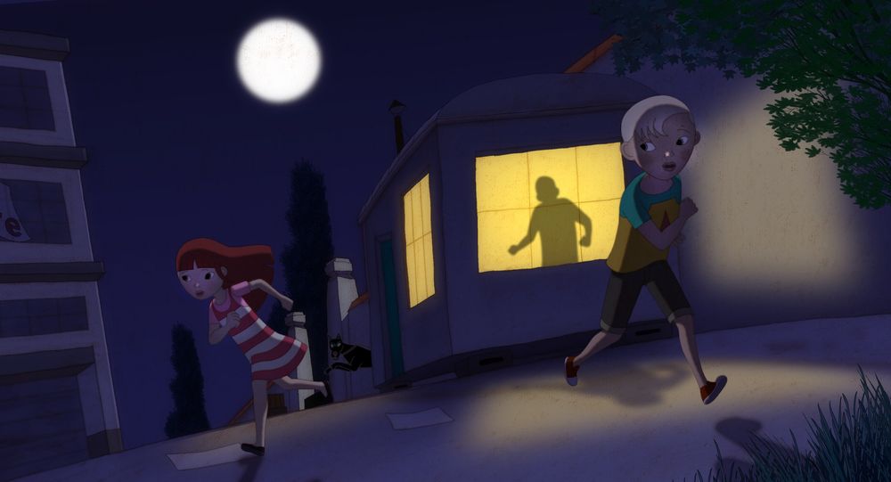 「ニナとハリネズミの秘密」より。 (c)Parmi les Lucioles Films, Doghouse Films