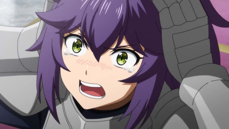 TVアニメ「治癒魔法の間違った使い方」第8話「大隊長ローズ」の先行カット。