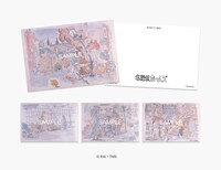 入場者に配布されるイメージボードを使用したポストカード（全4種）。