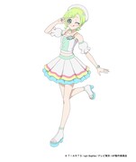 三ツ葉アイリ（CV：徳井青空）。お調子者でにぎやかな私立パラダイス学園の中等部2年生。生徒会の会計で、ビジネスチャンスは逃がさない。特技のプログラミングを生かしてお役立ちグッズを作るのが得意。