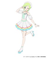 三ツ葉アイリ（CV：徳井青空）。お調子者でにぎやかな私立パラダイス学園の中等部2年生。生徒会の会計で、ビジネスチャンスは逃がさない。特技のプログラミングを生かしてお役立ちグッズを作るのが得意。