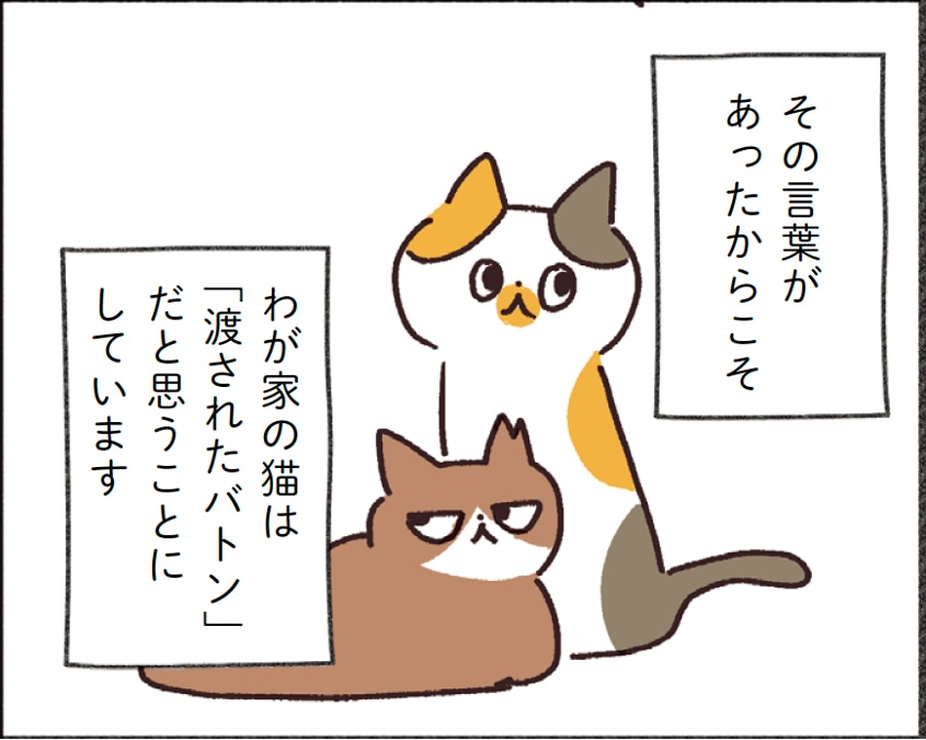 オキエイコ「どうも、元保護猫です」より。