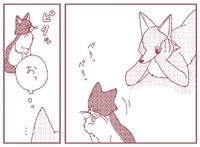 午後「眠れぬ夜は猫を吸って」より。