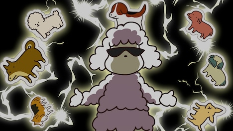 TVアニメ「貼りまわれ！こいぬ」第8話の場面カット。