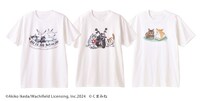 「地域猫チャリティーTシャツ2024」 (c)Akiko Ikeda/Wachifield Licensing, Inc.2024 (c)くまみね