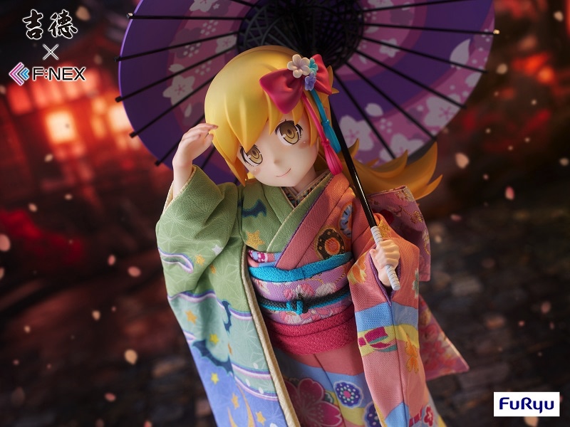「吉徳×F:NEX 忍野忍 -日本人形- 1/4スケールフィギュア」