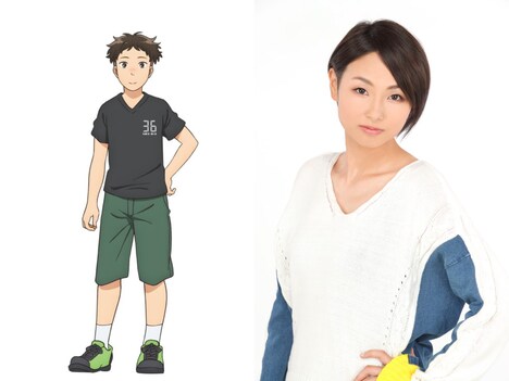 佐野龍、三瓶由布子。 (c)noho・イースト・プレス/「となりの妖怪さん」製作委員会