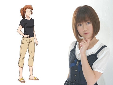 立花百合、大地葉。 (c)noho・イースト・プレス/「となりの妖怪さん」製作委員会