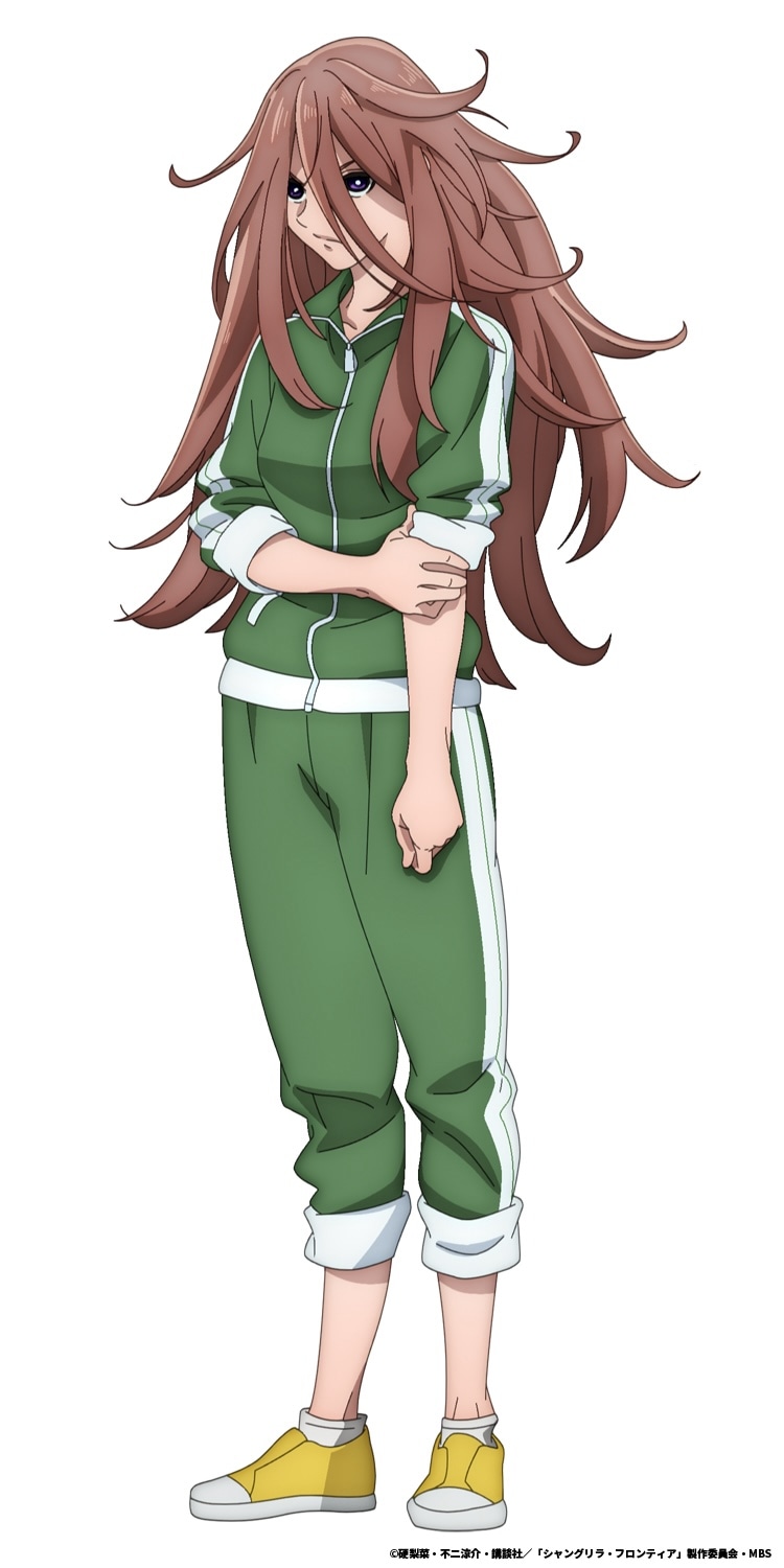 継久理創世（CV：小清水亜美）。ユートピア社の創業者で天才クリエイター。「シャングリラ・フロンティア」を作ったワールドク
リエイティブ・アドミニストレーターである。世界観を大切にするあまり、ゲームバランスを考えず、誰も攻略できないような高難易度のゲームを作りがち。そのため、ゲームバランスを調整する天地律とはたびたび衝突する。