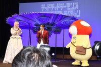 劇場アニメ「デッドデッドデーモンズデデデデデストラクション」の完成披露試写会および舞台挨拶より。