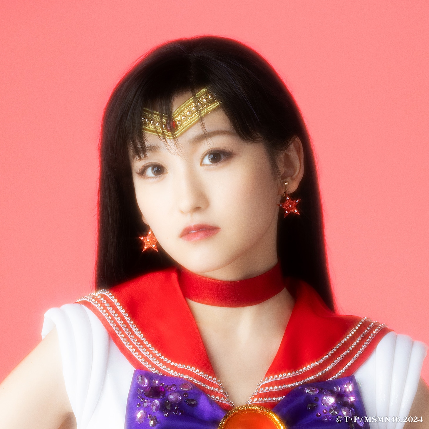 一ノ瀬美空演じるセーラーマーズ。（Team STAR）(c)武内直子・PNP／乃木坂46版 ミュージカル「美少女戦士セーラームーン」製作委員会2024
