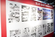 「BLUE GIANT」ポップアップストアの店内の様子。