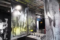 「BLUE GIANT」ポップアップストアの店内の様子。