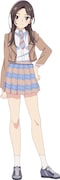 浅野麗良(CV:池田海咲) (c)2023 高村資本/KADOKAWA/ふたきれ製作委員会