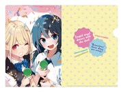 「愚かな天使は悪魔と踊る」と「まったく最近の探偵ときたら」のコラボクリアファイル。