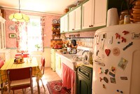 「魔女の家」のキッチン。