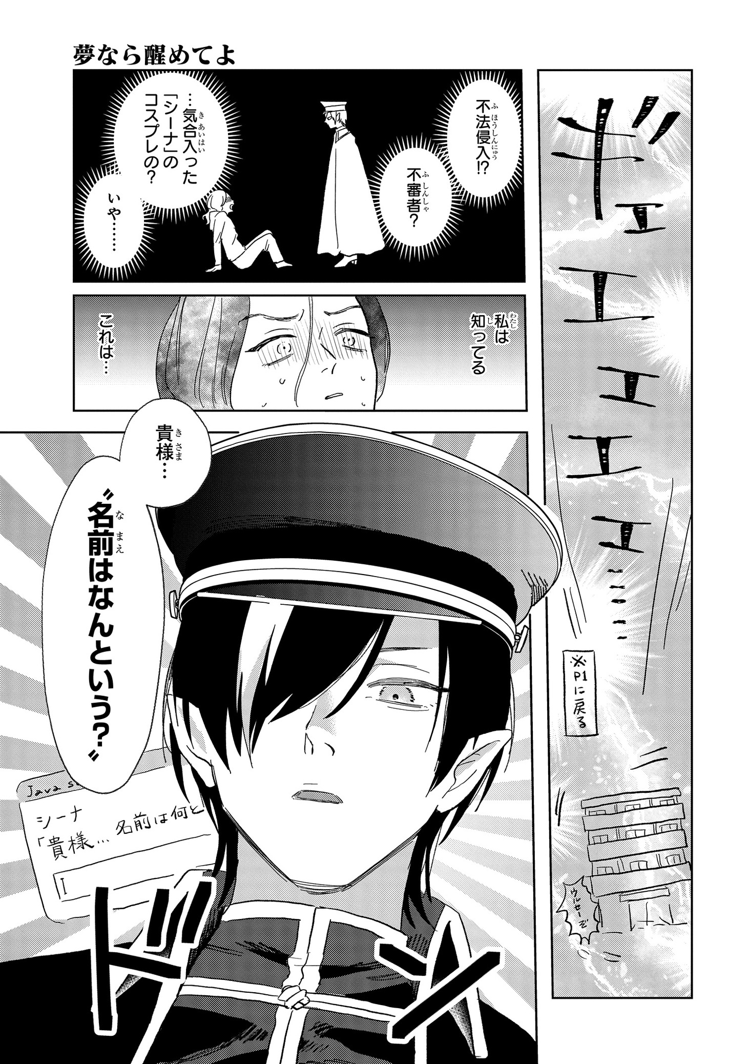 「夢なら醒めてよ」より。