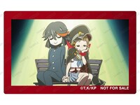 タワーレコードオンライン限定特典の「纏 流子&満艦飾 マコ 場面写カードステッカー」。