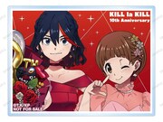 タワーレコードオンライン限定特典の「描き下ろし 纏 流子&満艦飾 マコ 10周年 ドレスアップver. アクリルカード」。