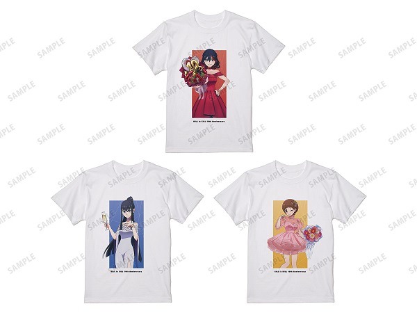 「描き下ろし 10周年 ドレスアップver. Ｔシャツ」（全3種）