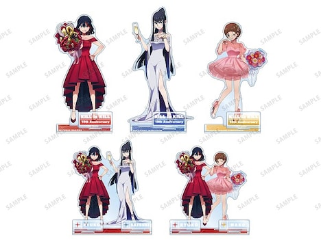 「描き下ろし 10周年 ドレスアップver. パーツ付きBIGアクリルスタンド」（全5種）