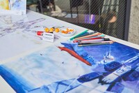 「アニメ功労部門 顕彰者特別展示」展示ブースの様子（写真は過去開催時のもの）。