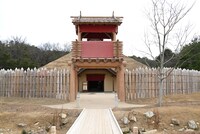 「もののけの里」にある「タタラ場」の入り口。