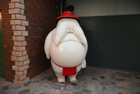 「ジブリの大倉庫」に新たに展示されたおしらさま。