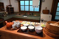 「ジブリの大倉庫」の「3つの企画展示」の展示。