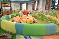 「ジブリの大倉庫」のネコバスルーム。