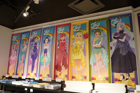 物販コーナーの様子。