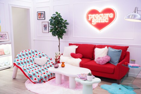 「precure genic room」の内観。