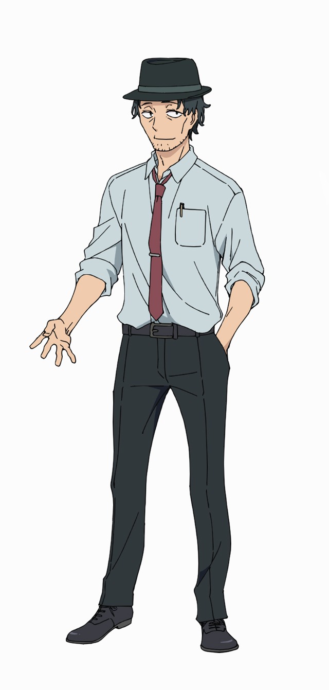時空のおっさん（CV：内田夕夜）。化野兄妹の協力者。異界で生活を送り、迷い込んだ者の手助けをしている。(c)ぬじま・小学館/「怪異と乙女と神隠し」製作委員会