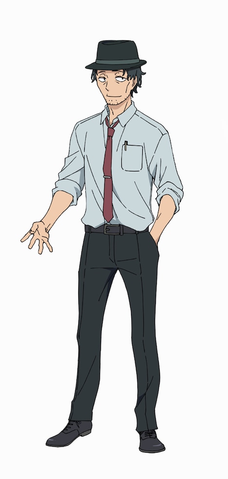 時空のおっさん(CV:内田夕夜)。化野兄妹の協力者。異界で生活を送り、迷い込んだ者の手助けをしている。(c)ぬじま・小学館/「怪異と乙女と神隠し」製作委員会