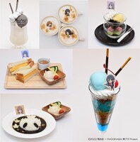 コラボカフェのメニュー。