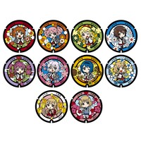 「【ゆるゆり＆大室家】トレーディングラバーコースター（マンホール蓋風）」