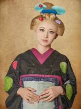 岡田夢以扮する志乃。