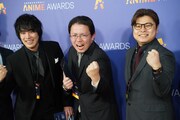 幸村誠（中央）ら「ヴィンランド・サガ」のスタッフ。