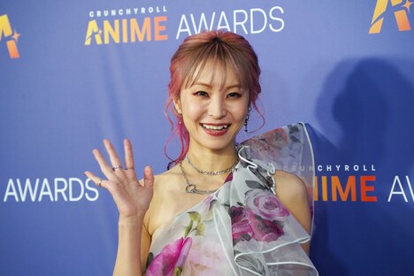 プレゼンターとして出席したLiSA。