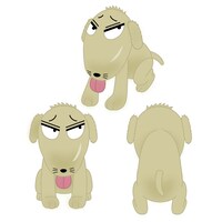 「カイジ犬ぬいぐるみ」