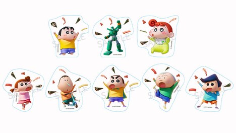 購入特典の「光って尻アツ！超能力フレークシール（蓄光仕様）」