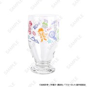 「ブルーロック｜アデリアレトロ台付グラス（海水浴）」