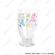 「ブルーロック｜アデリアレトロ台付グラス（海水浴）」