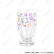 「ブルーロック｜アデリアレトロ台付グラス（海水浴）」