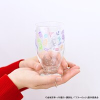 「ブルーロック｜アデリアレトロ台付グラス（海水浴）」