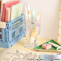 「ブルーロック｜アデリアレトロ台付グラス（海水浴）」