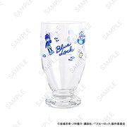 「ブルーロック｜アデリアレトロ台付グラス（総柄）」