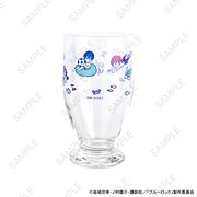 「ブルーロック｜アデリアレトロ台付グラス（総柄）」