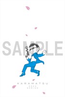 「えいがのおそ松さん5周年記念 春のおそ松さん同窓会～センバツもまたやるよ～」来場者特典のポストカード。